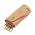 Cr]e L[P[X IL BISONTE Y fB[X L[z_[ KEY HOLDER & KEY CASE C0378 P 120 NATURAL x[W U[